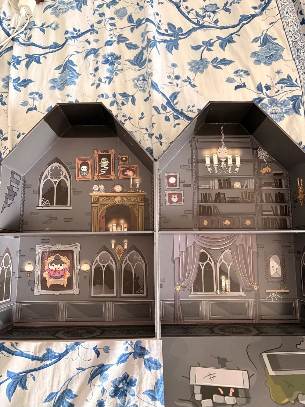 Woobles Haunted House box as decor only